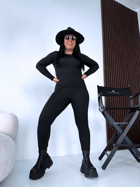 THERMO leggings "PERFECT BODY LM819" - BLACK PRE-ORDER